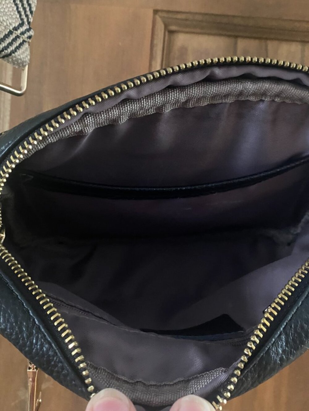 Pom Pom London leather crossbody bag - Picture 4 of 5